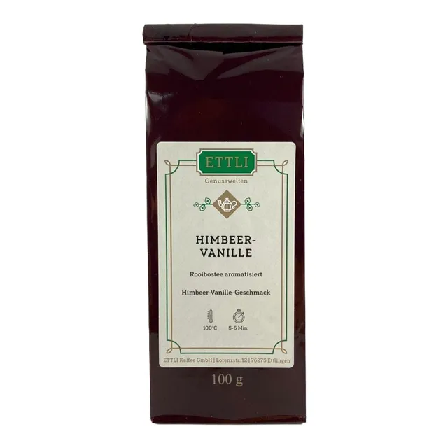 ETTLI Himbeer-Vanille Rooibostee 100 g koffeinfrei