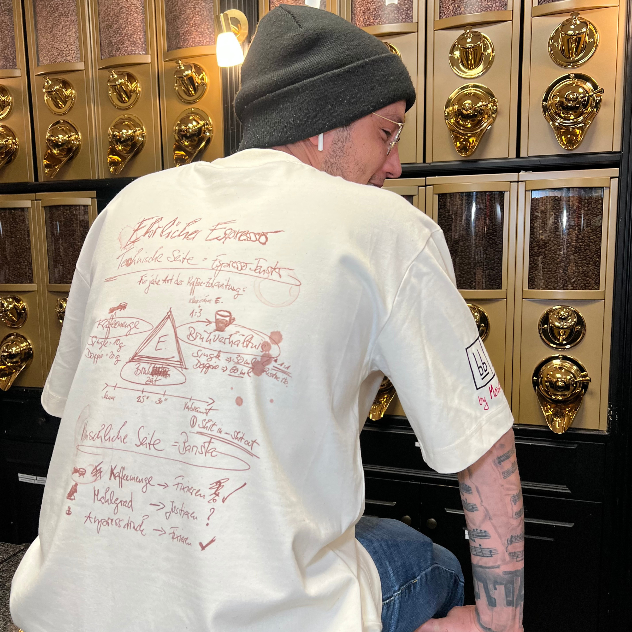 Barista Buddy Regards Oversize T-Shirt Bio-Baumwolle L