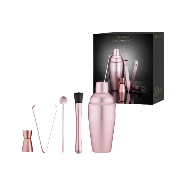Tempa Aurora Cocktail-Set Shaker 550 ml 5-teilig