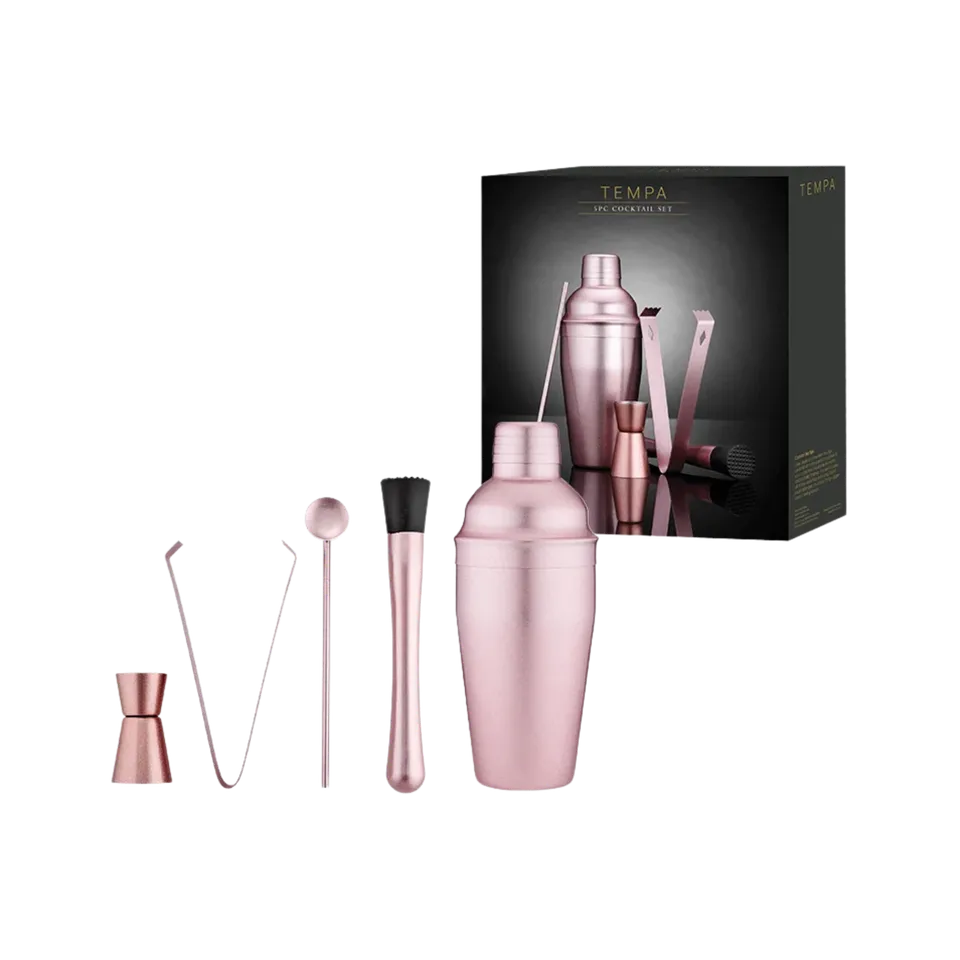 Tempa Aurora Cocktail-Set Shaker 550 ml 5-teilig