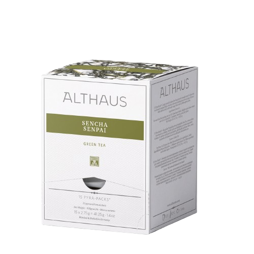 Althaus Sencha Senpai grüner Tee 15 Pyra Pack