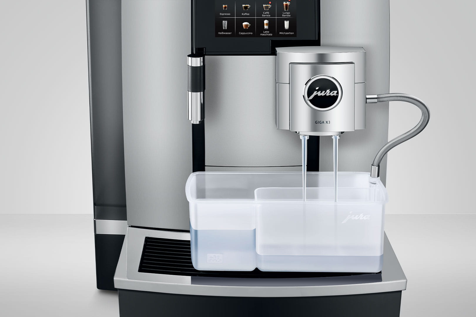 JURA GIGA X3 Kaffeevollautomat Aluminium 150 Tassen 5L