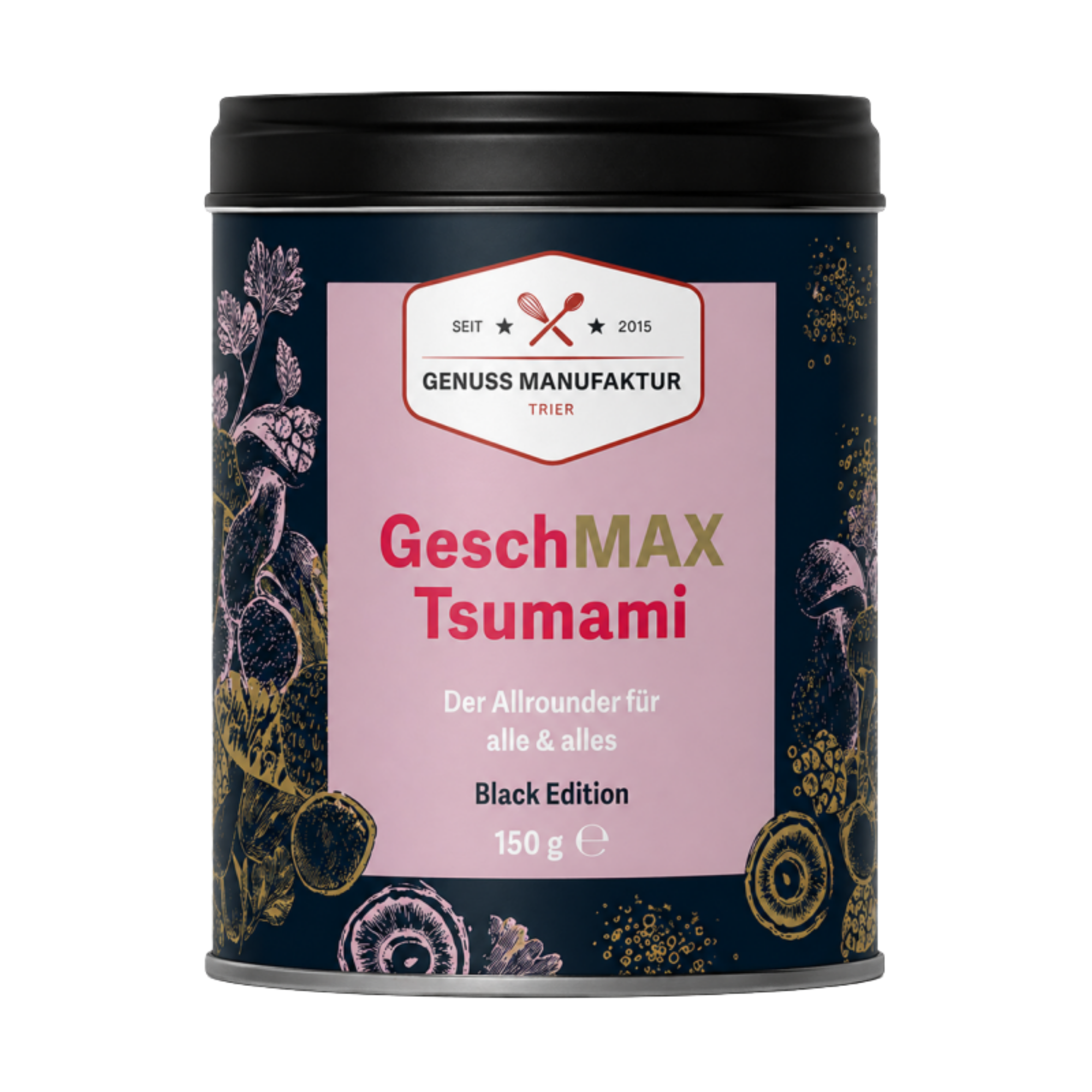 GeschMAX Tsumami Original Black Edition Gewürz 150g Dose Umami