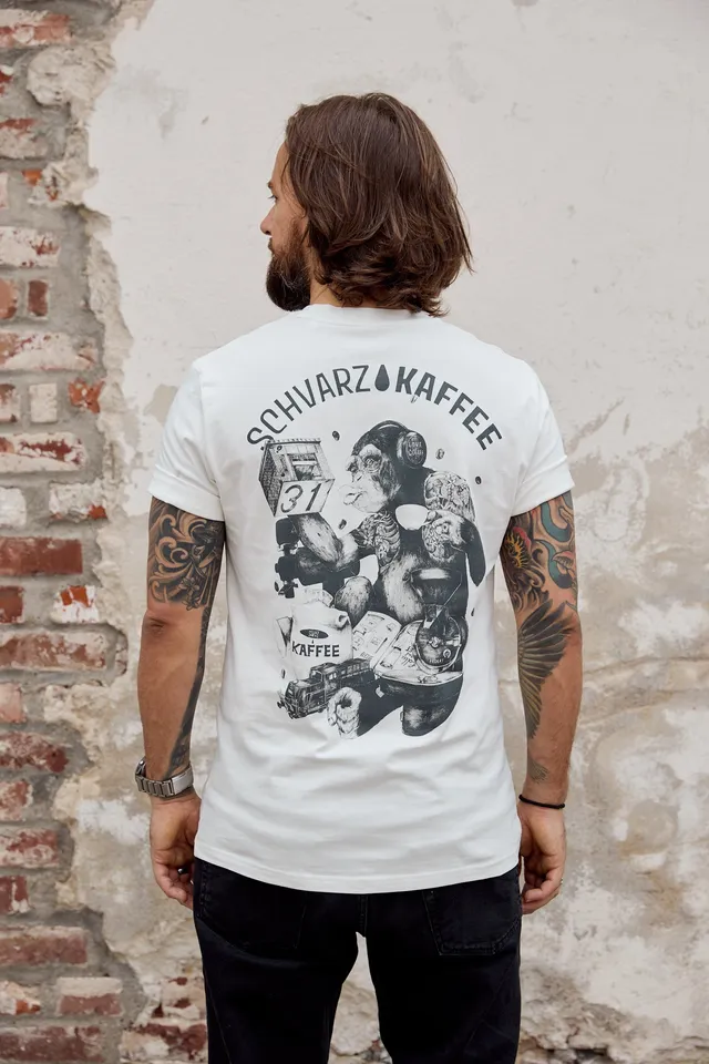 Schvarz MERCH Crew Shirt Takumi Ogata T-Shirt Off White M