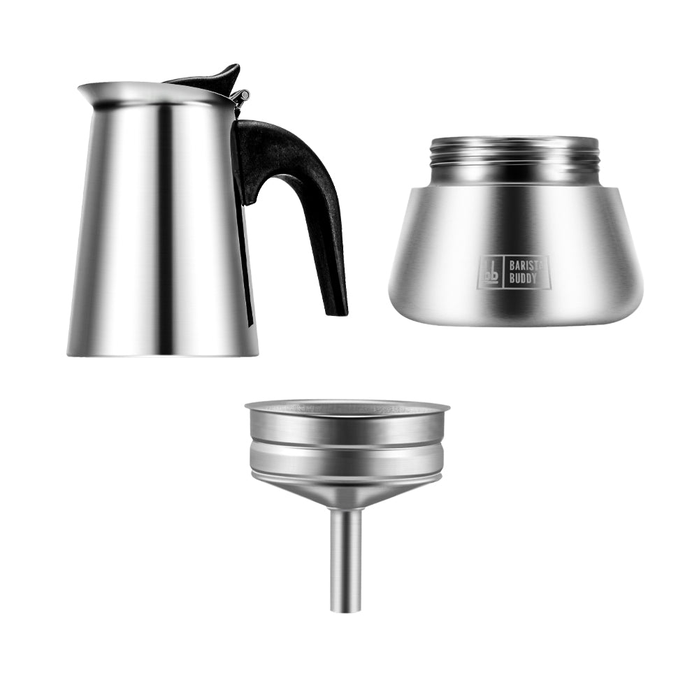 Mondo del Caffè Maschinen Barista Buddy Espressokocher 200ml 1-3