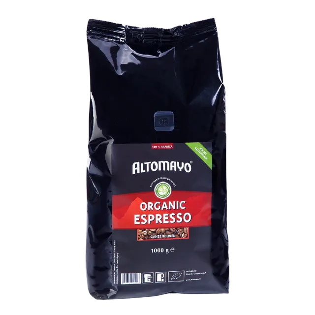 Altomayo Bio Organic Espresso Gastronomie Bohnen 1000g Peru