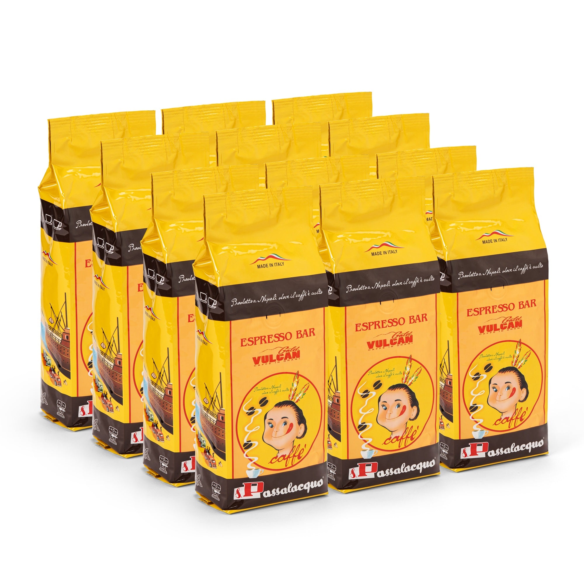 Passalacqua Gold Vulcan Kaffee ganze Bohnen 500g Haselnuss