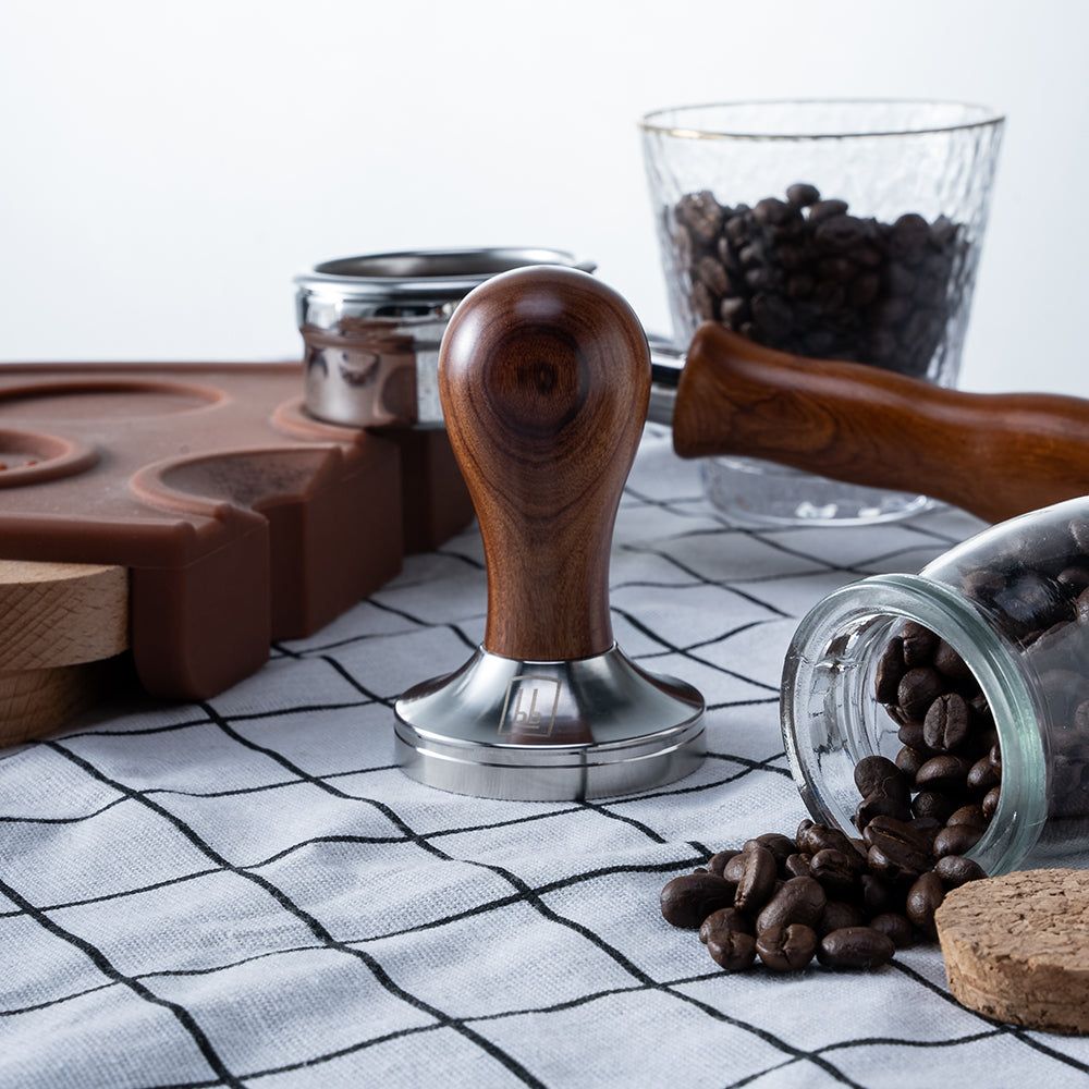 Mondo del Caffè Tamper Holzgriff Rosenholz 58 mm