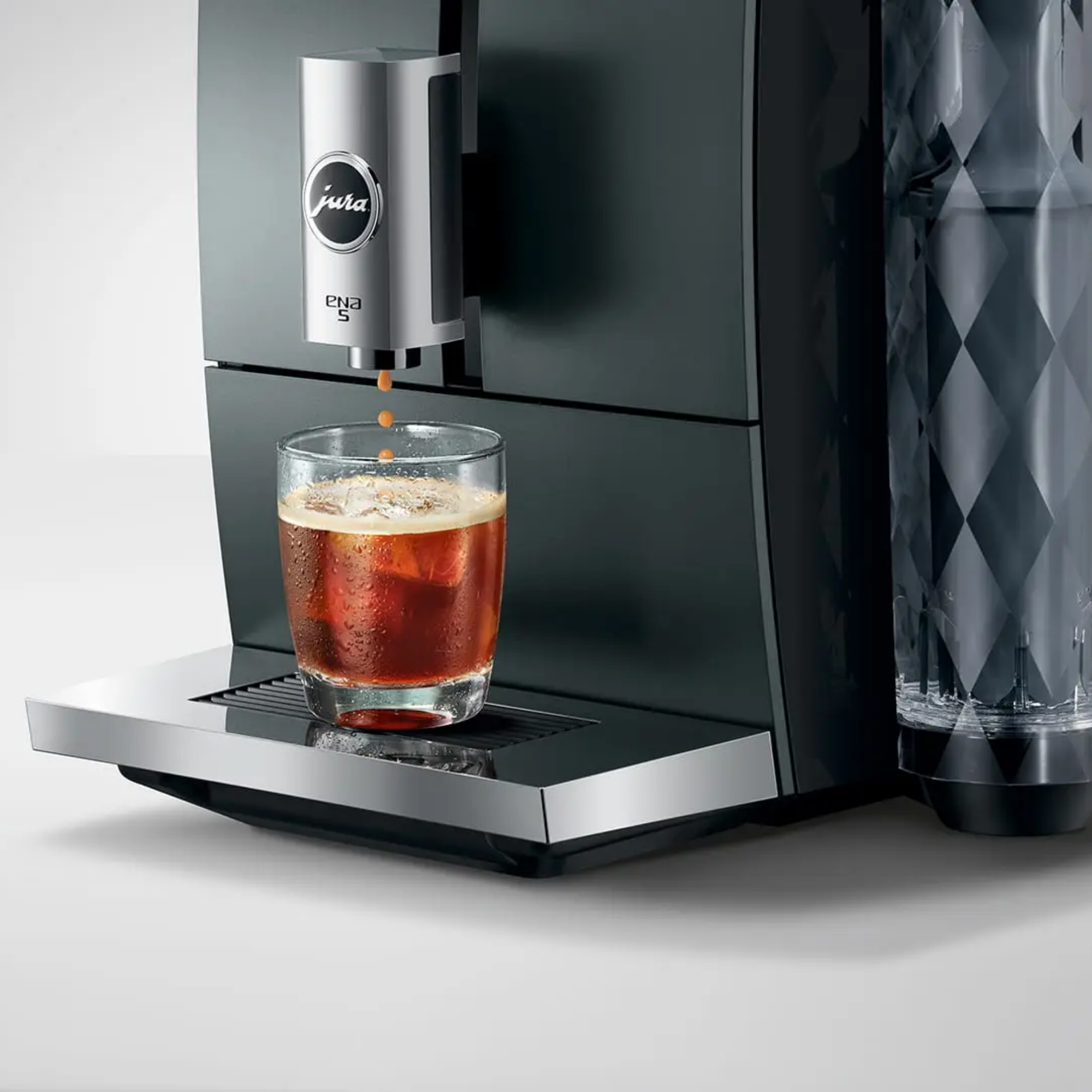 JURA ENA 5 Kaffeevollautomat Night-Inox Hot Cold Light Brew