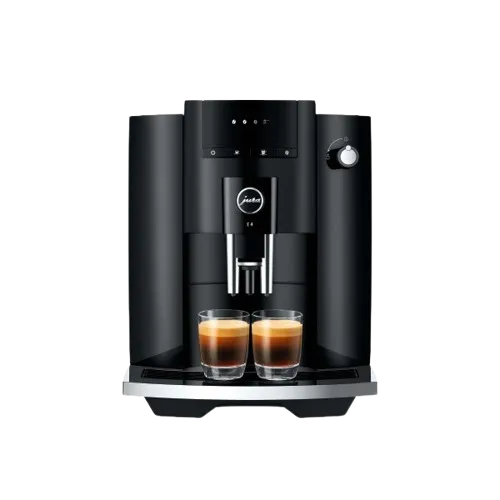 Jura E4 Kaffeevollautomat Piano Black One-Touch 15 Bar