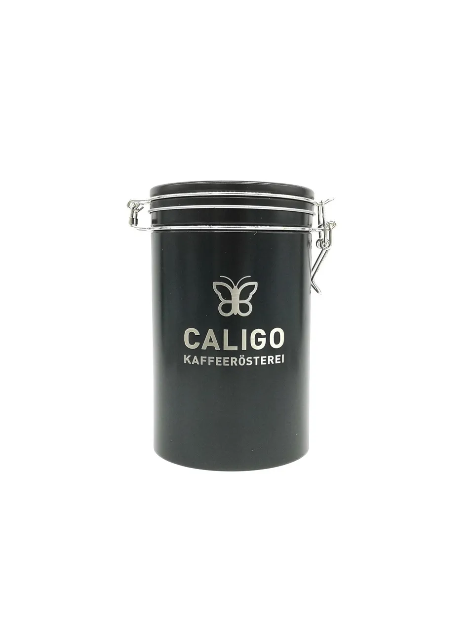 Caligo Kaffeedose 500g schwarz aromadicht 1300ml Dose