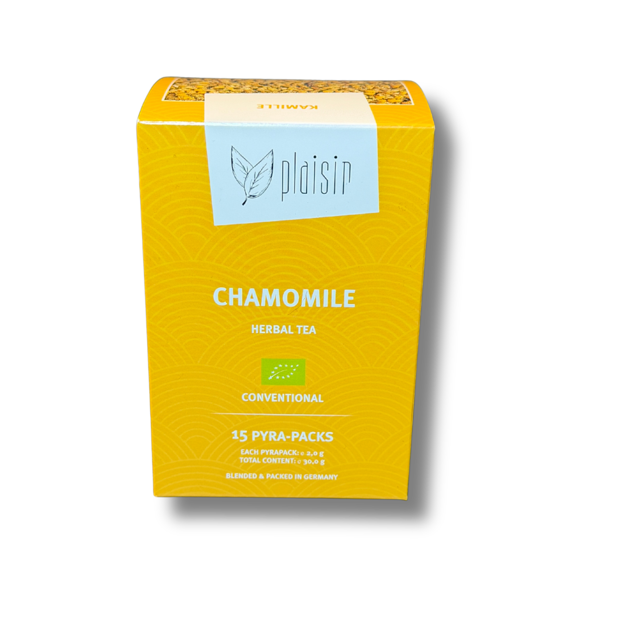 Plaisir Bio Kamille Tee Pyra Pack koffeinfrei