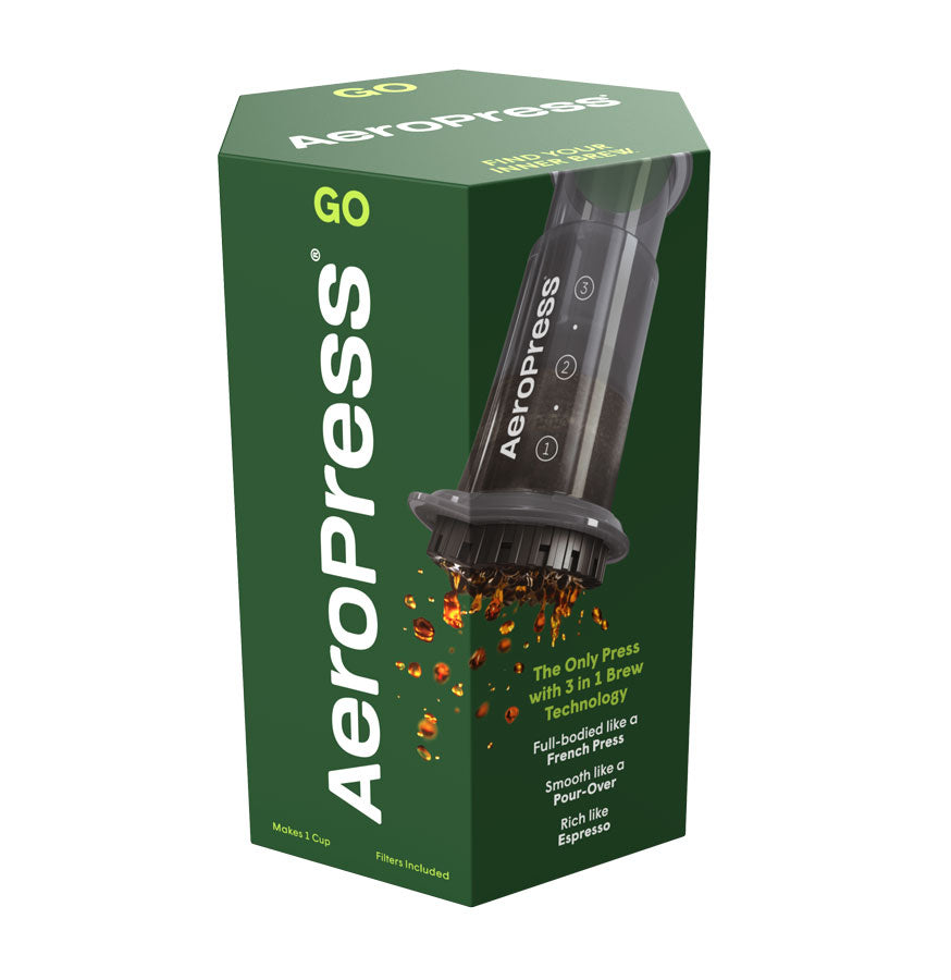 AeroPress Go Kaffeebereiter Filter Outdoor mit Becher 1-2 Min