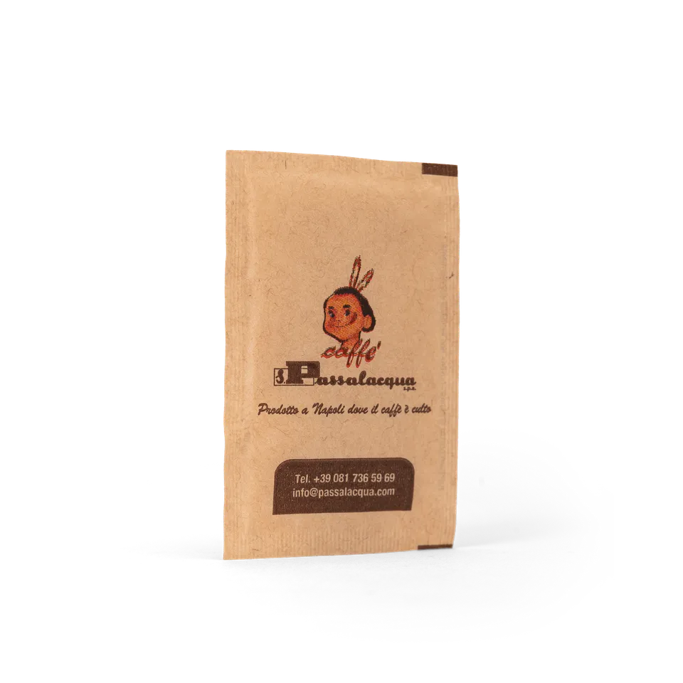 Passalacqua Sugar brauner Zucker Sticks 5 kg Portionspackung
