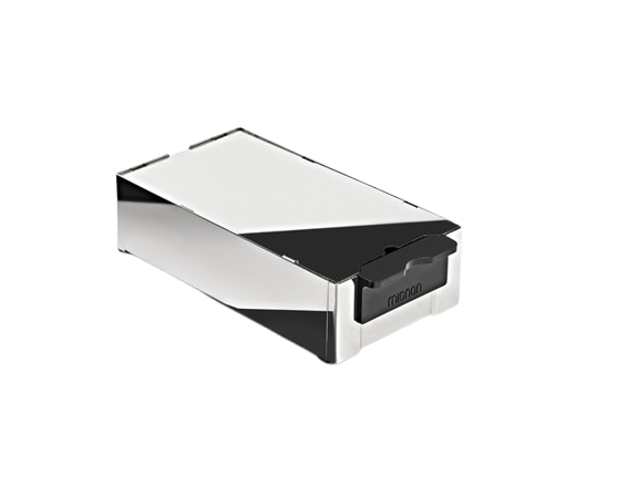 Eureka Mignon Sudschublade Knockbox Edelstahl Tampingstation