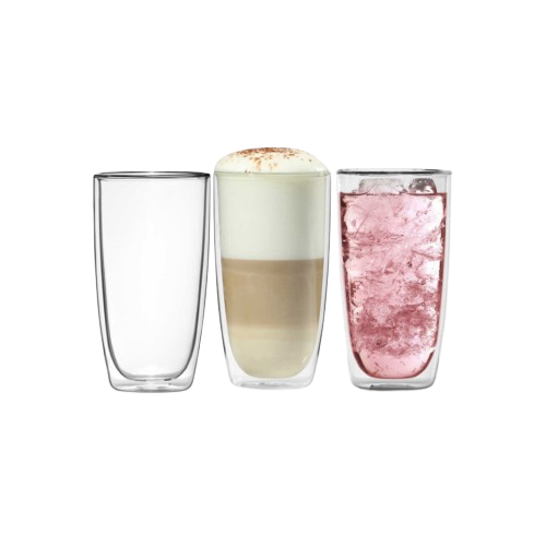 Mondo del Caffè Zubehör Doppelwandiges Glas Latte Macchiato Glas