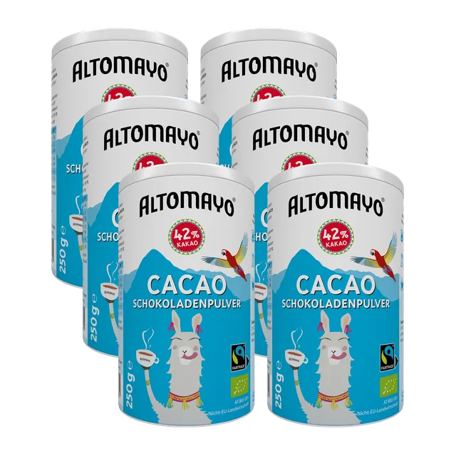 Altomayo Bio-Cacao Schokoladenpulver Pulver 6x250 g