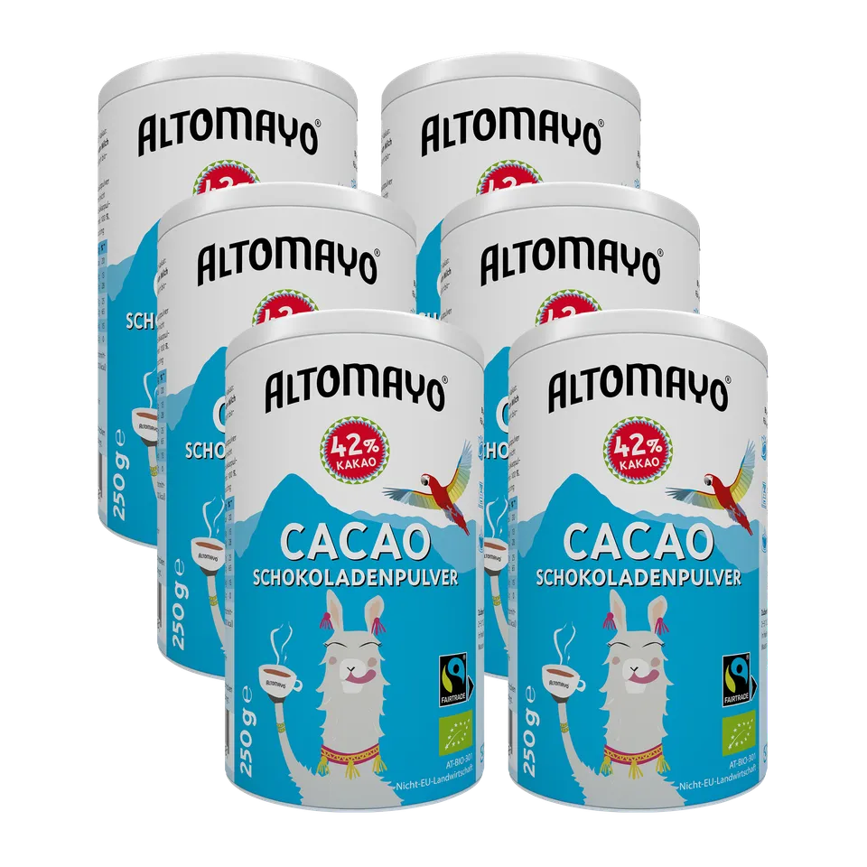 Altomayo Bio-Cacao Schokoladenpulver Pulver 6x250 g