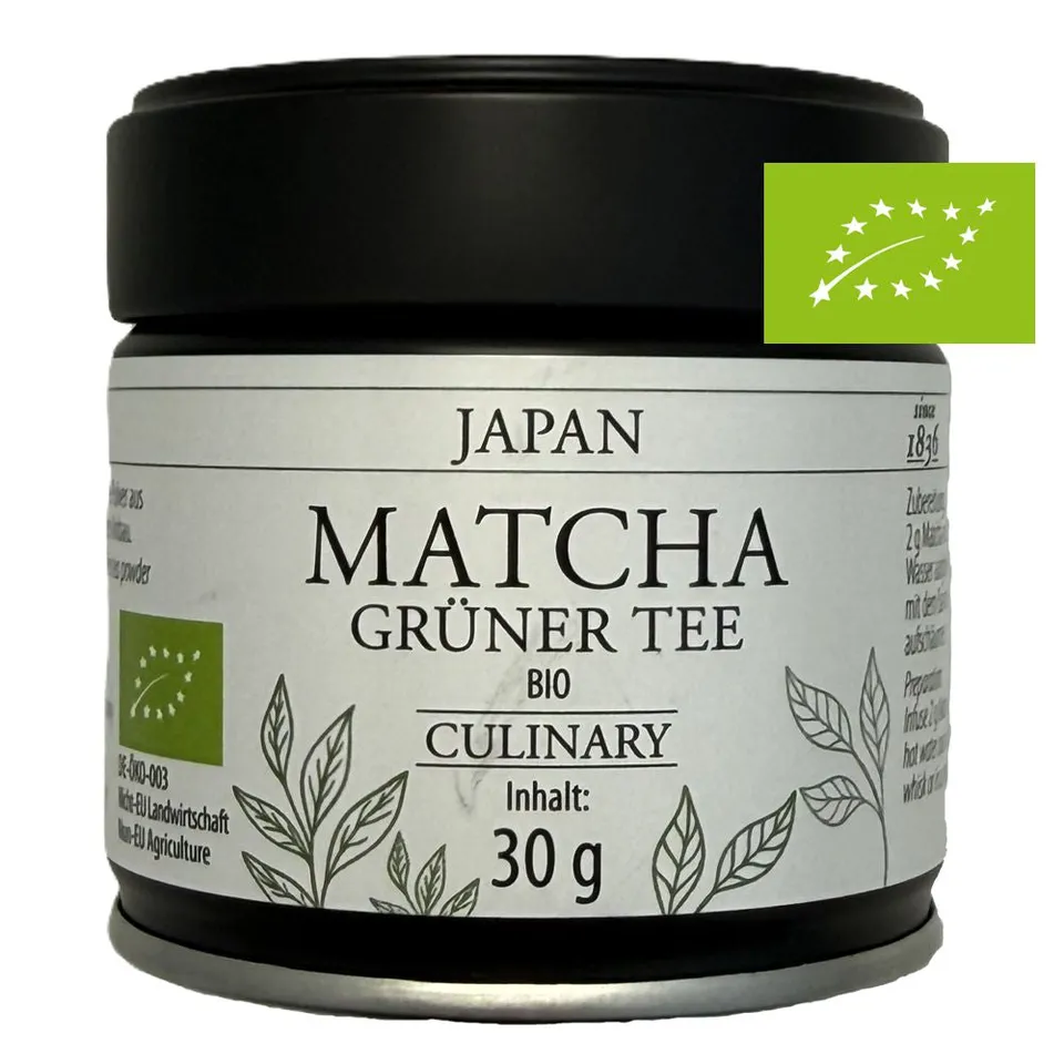 ETTLI Bio Matcha Grüntee Pulver 30 g Culinary Grade Japan