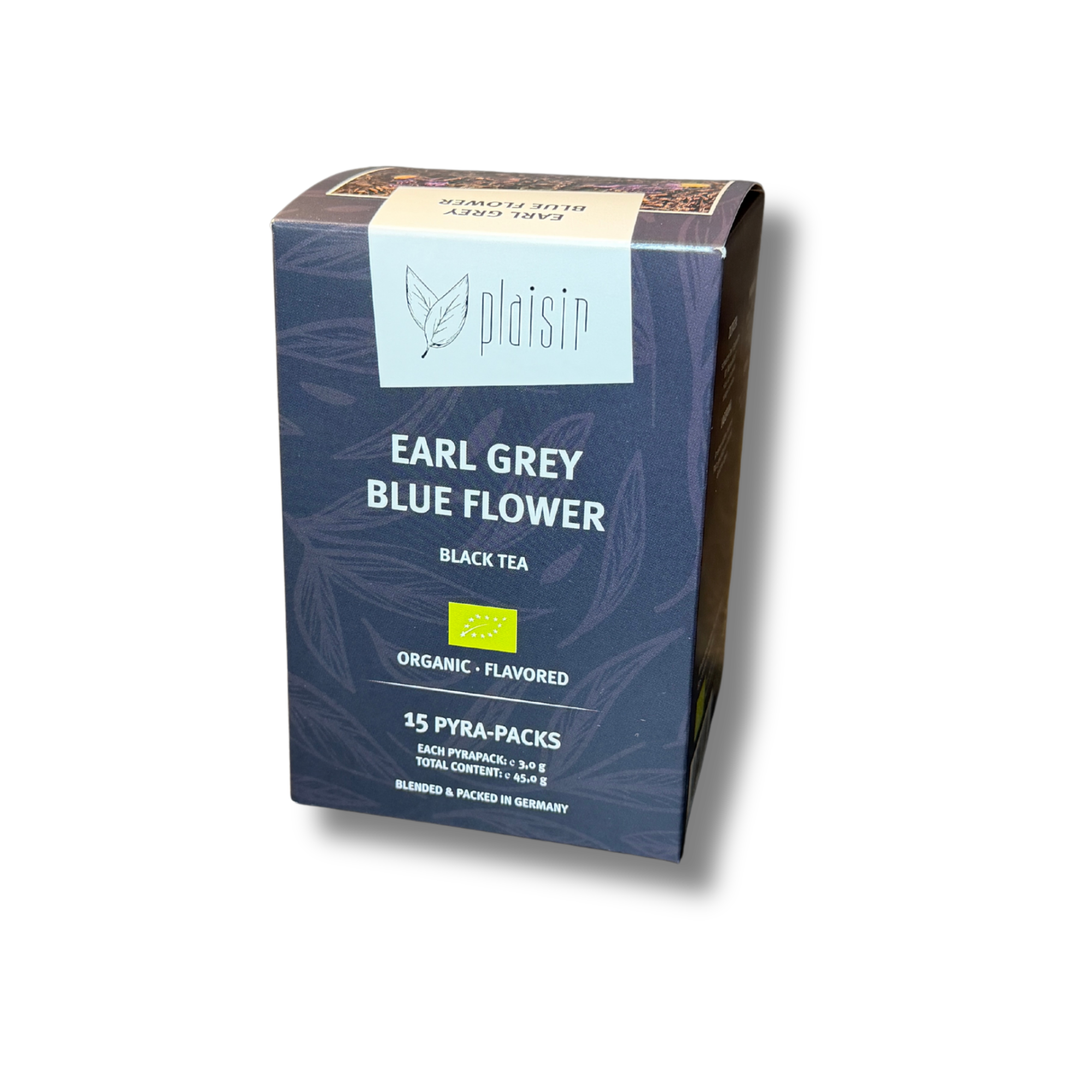 Plaisir Bio Earl Grey Blue Flower Tee 15x3g Pyra