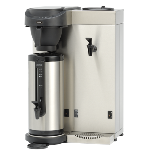 Animo MT100 Filterkaffeemaschine Edelstahl schwarz