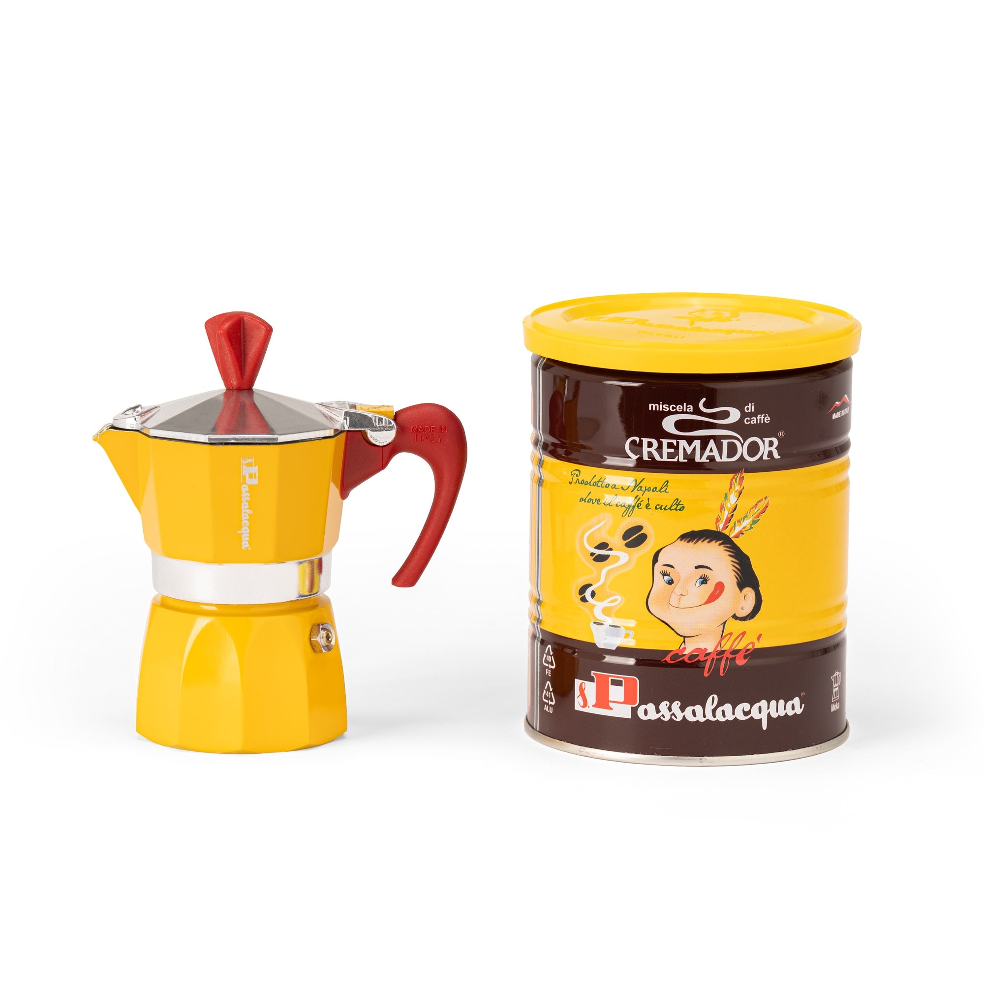 Passalacqua Cremador Geschenkbox Moka + Kaffee gemahlen 250g