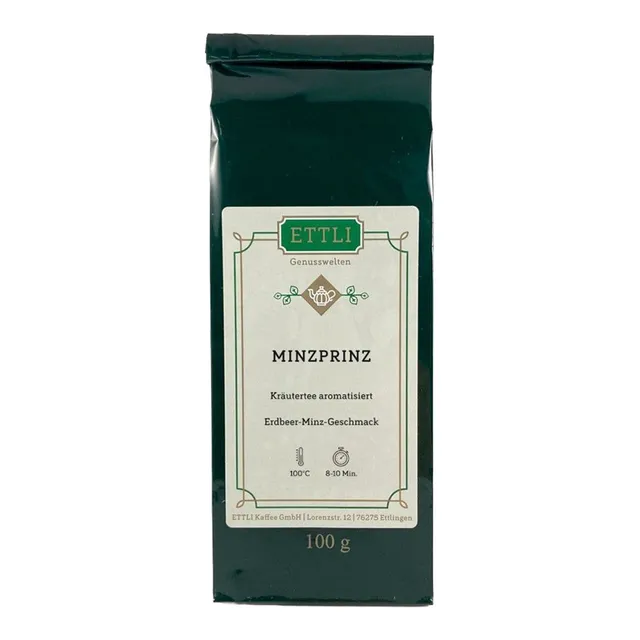 ETTLI Minzprinz Kräutertee 100 g Erdbeere Minze