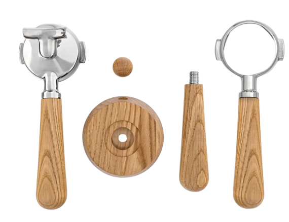 Wiedemann Griffset Holz Siebträgergriff Eiche ECM Rocket