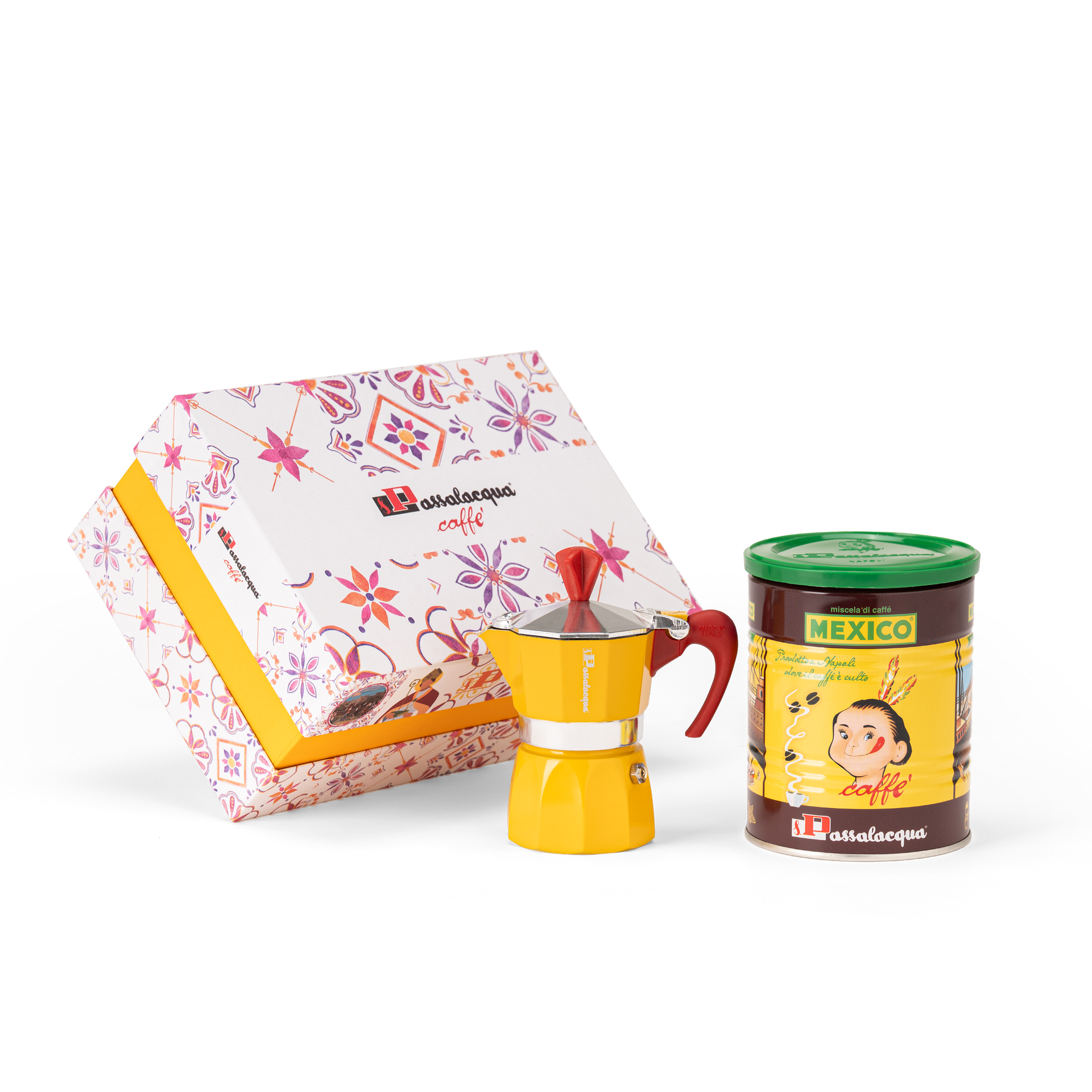 Passalacqua Mexico Geschenkset Moka + 250g Dose