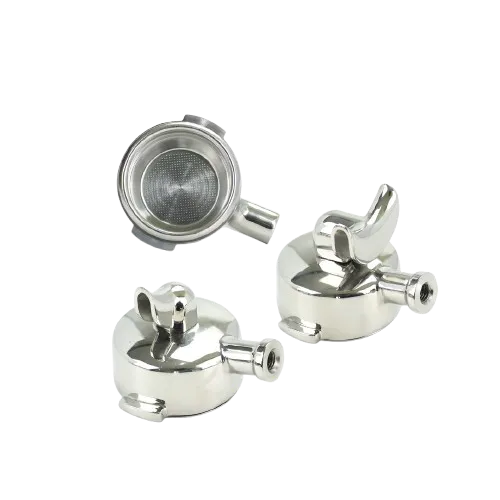 Barista Buddy Siebträgerkopf Edelstahl 58mm Bodenlos
