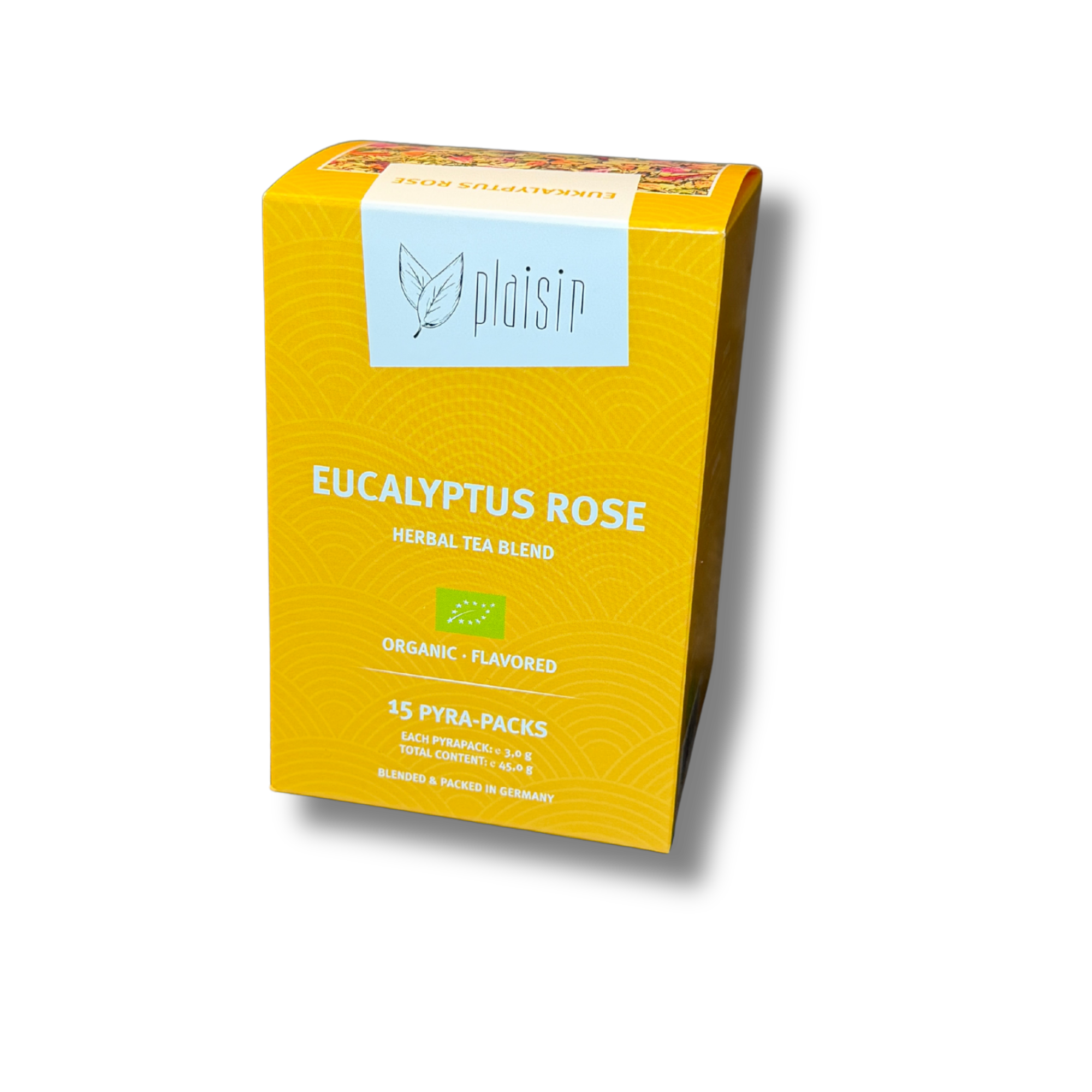 Plaisir Bio Eukalyptus Rose Tee Pyra Pack koffeinfrei