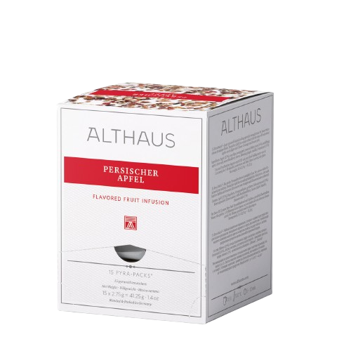 Althaus Persischer Apfel Früchtetee 15 Pyra Pack