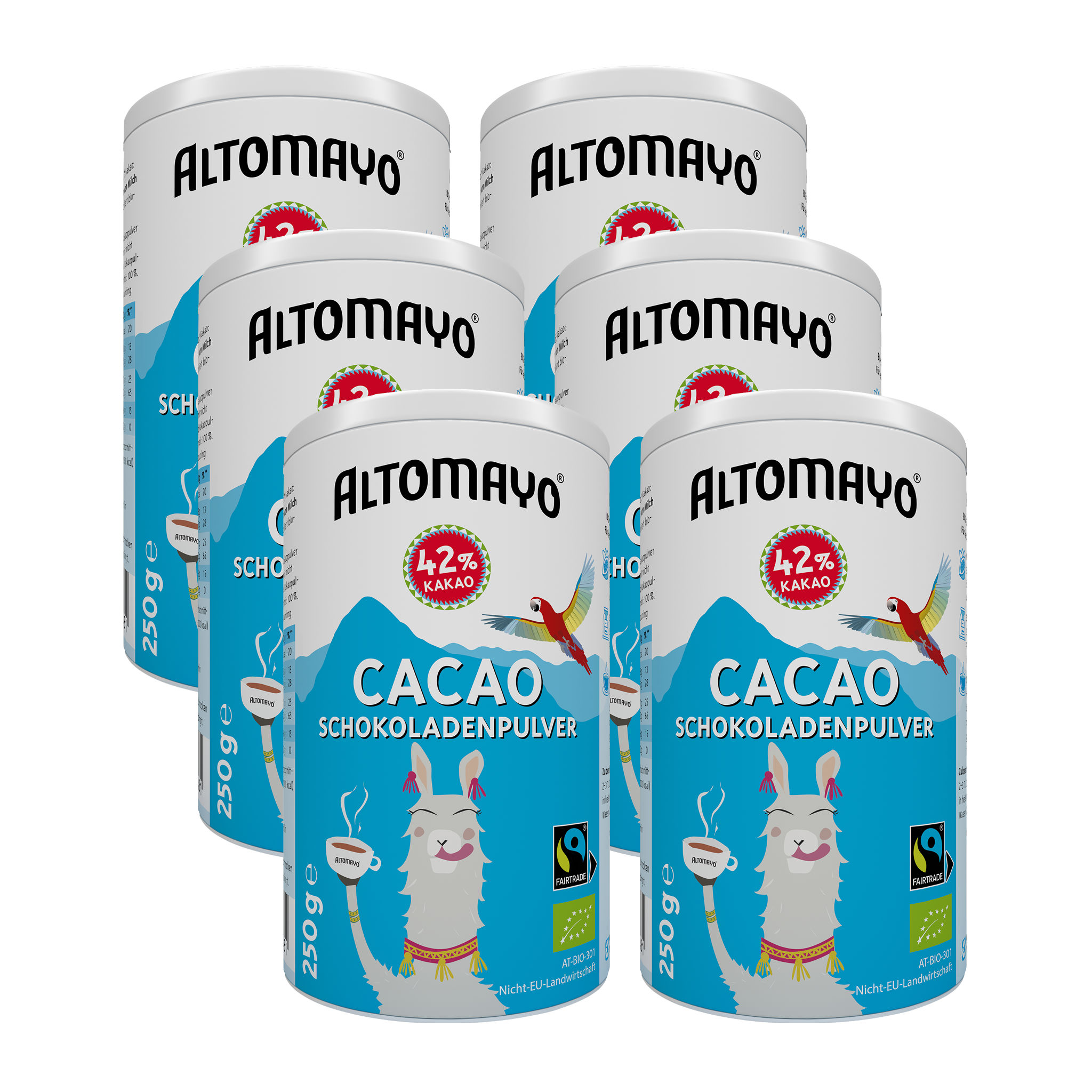Altomayo Bio-Cacao Schokoladenpulver Pulver 6x250 g