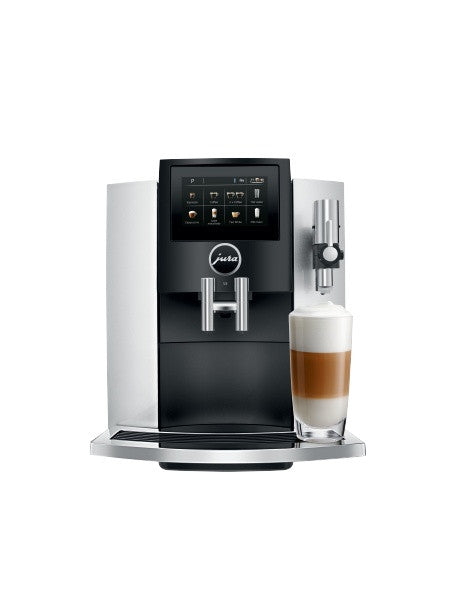 Jura S8 Kaffeevollautomat Platin Touchscreen-Vollautomat