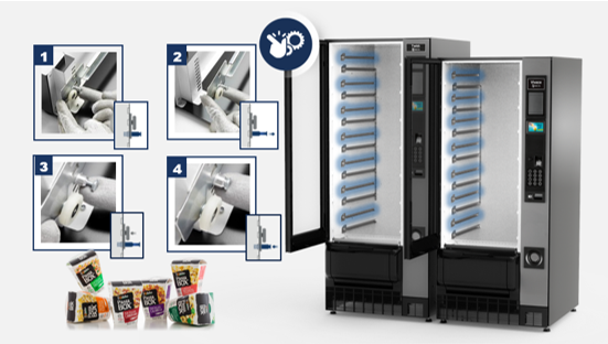 N&W Vivace Snackautomat Spiralautomat Standautomat