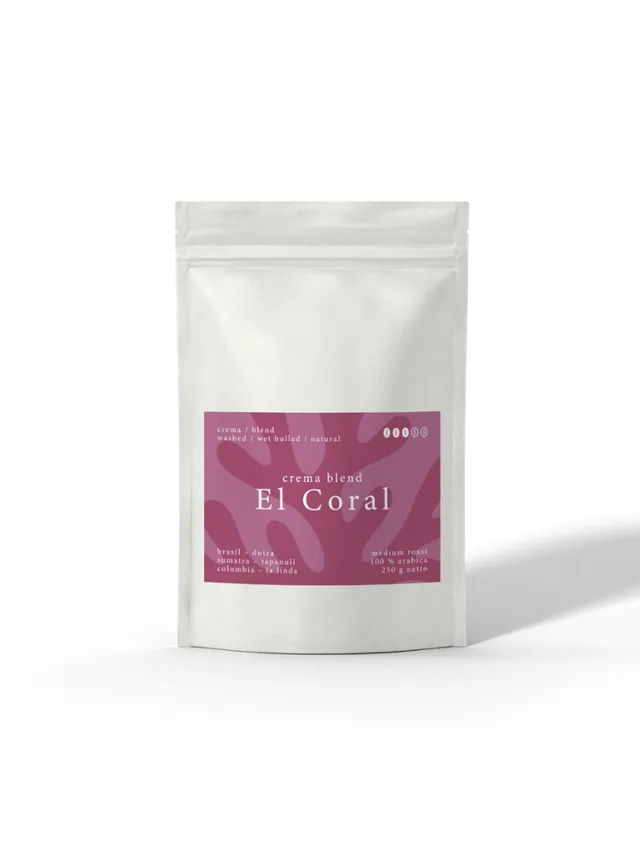 Caligo Projektkaffee El Coral Crema Blend Kaffee 250g Bohne