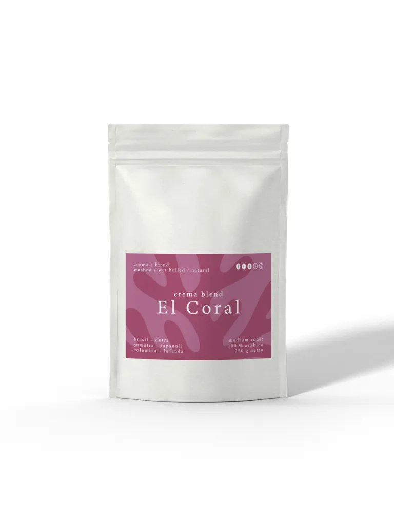Caligo Projektkaffee El Coral Crema Blend Kaffee 250g Bohne