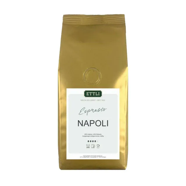 ETTLI Espresso Napoli Kaffee 250 g ganze Bohnen kräftig