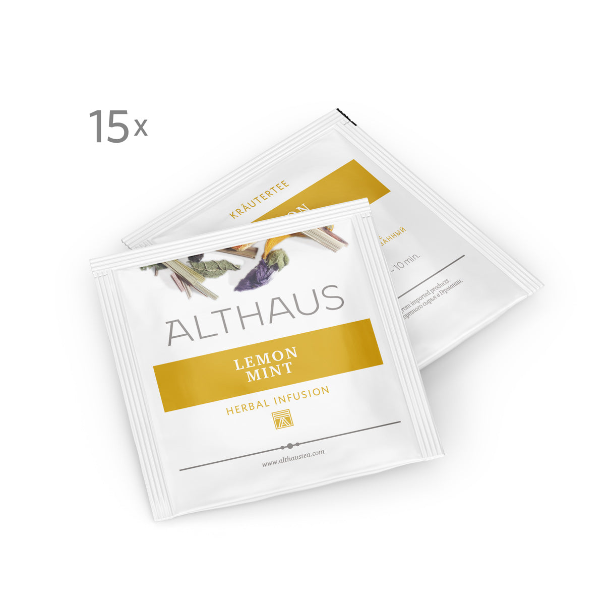 Althaus Lemon Mint Grüner Tee 15 Pyra Packs