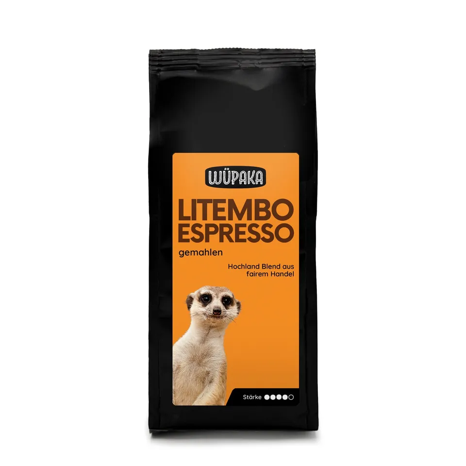 WÜPAKA Espresso Litembo gemahlen 250g Haselnuss