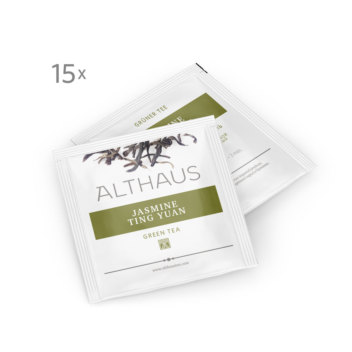 Althaus Jasmine Ting Yuan grüner Tee 15 Pyra Packs Jasmin