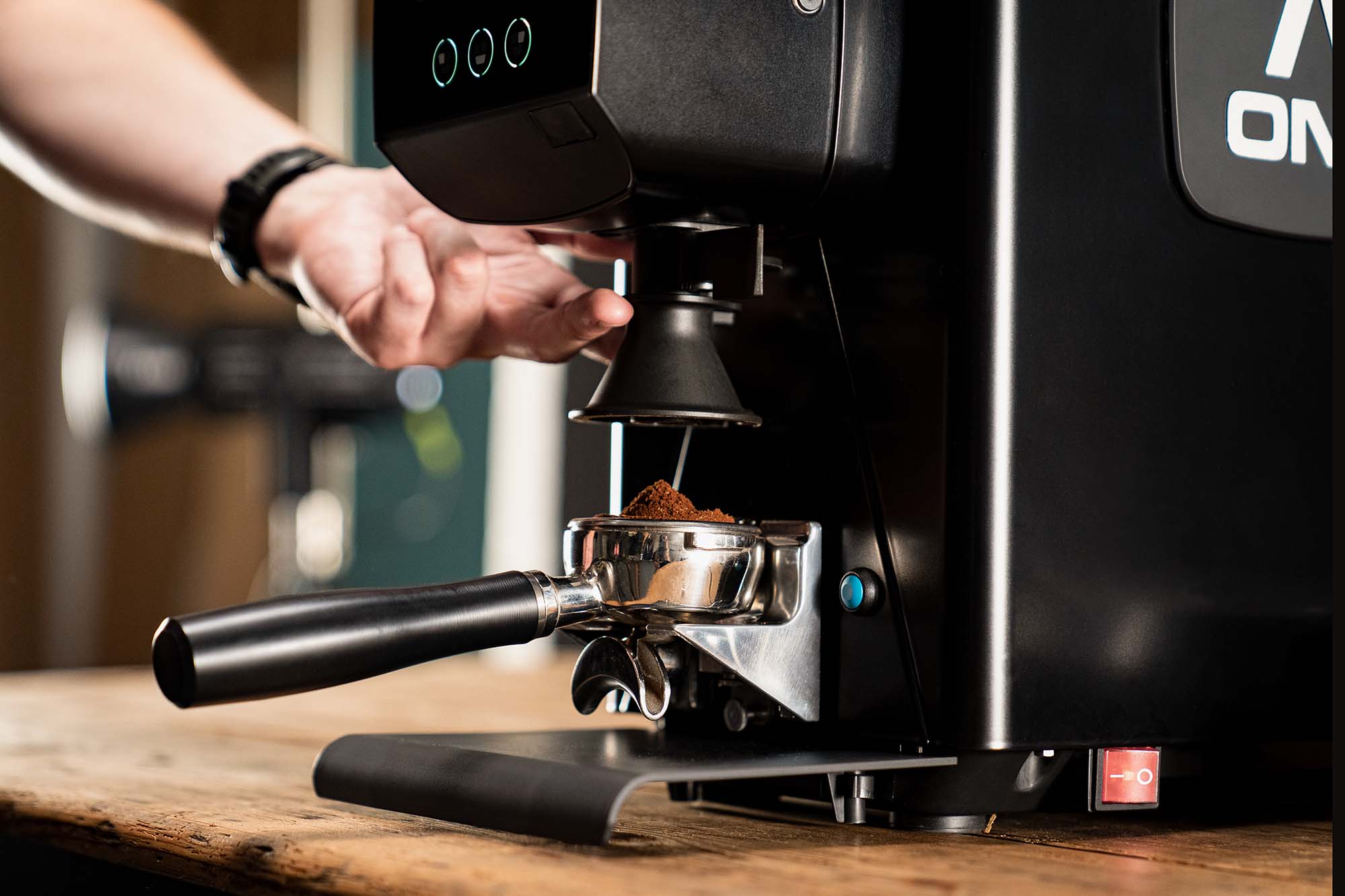 Sanremo X-One Kaffeemühle Schwarz 3-in-1 Espresso