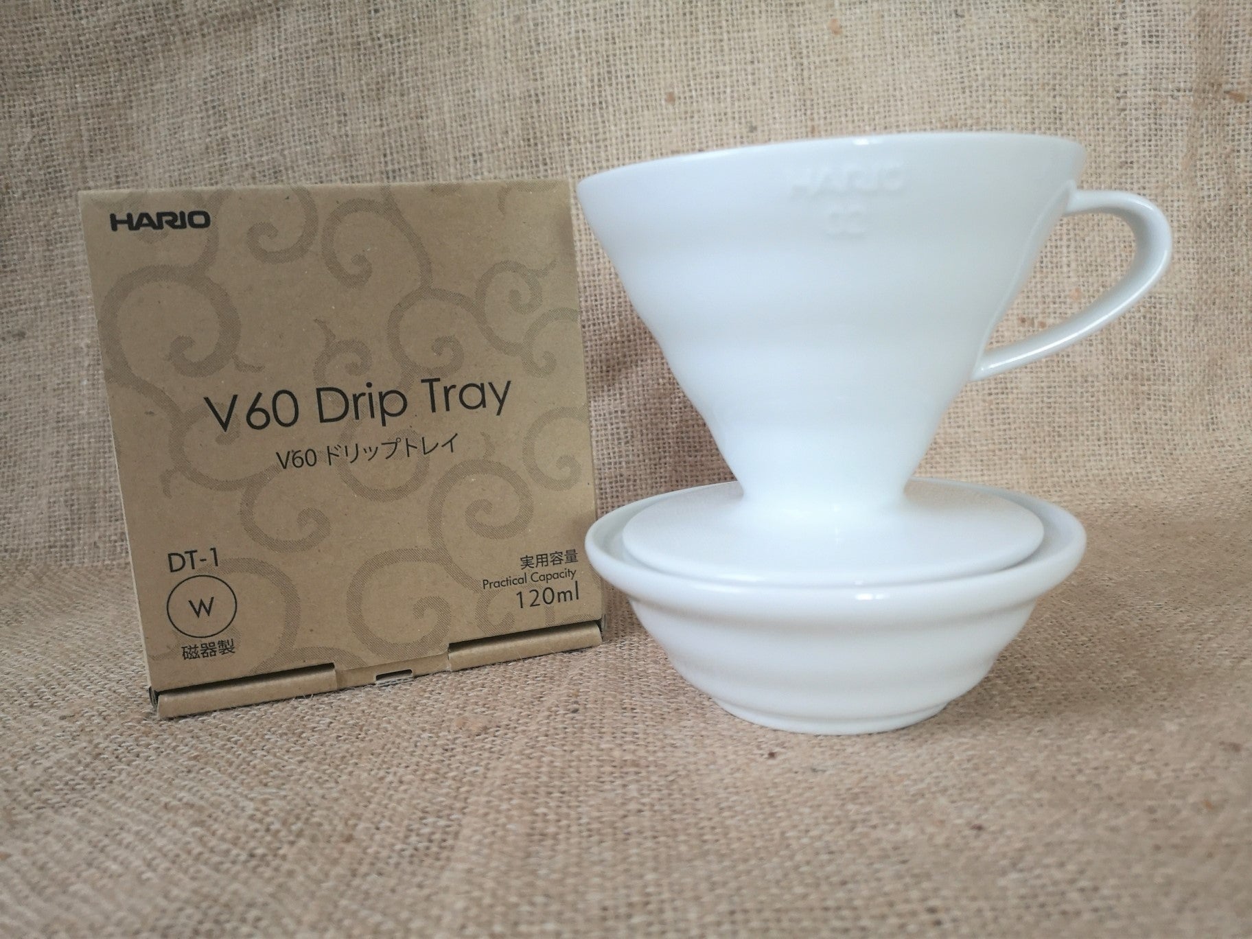 Hario V60 Drip Tray Abtropfschale Porzellan für V60-01