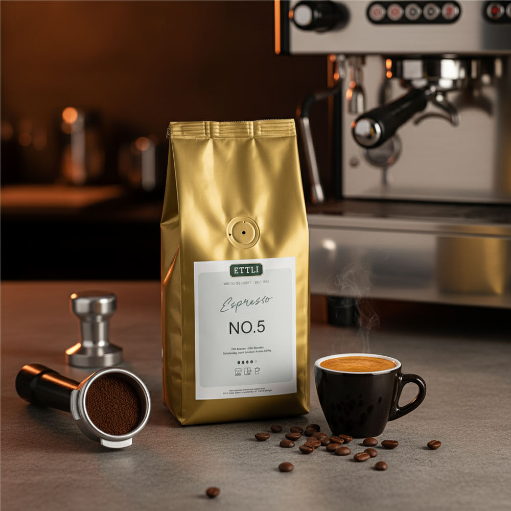 ETTLI Espresso No. 5 Bohnen 70/30 kräftig 250 g опции