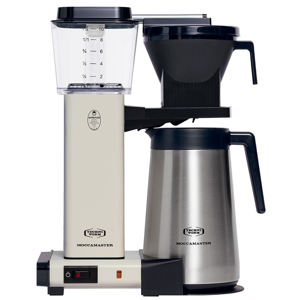 Schvarz Moccamaster KBGT Filterkaffeemaschine Polished Silver