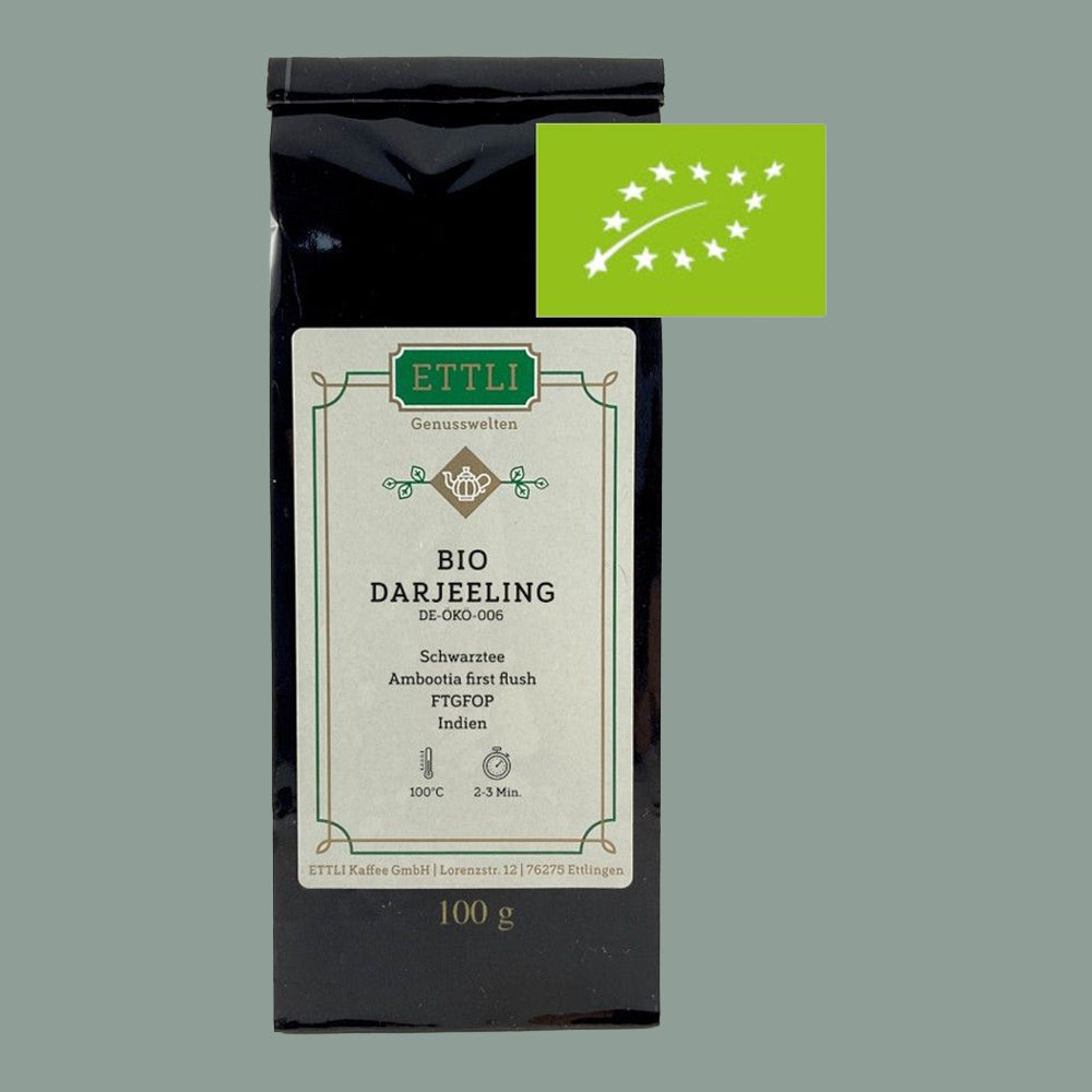 ETTLI Schwarztee Bio Darjeeling Ambootia 100 g First Flush