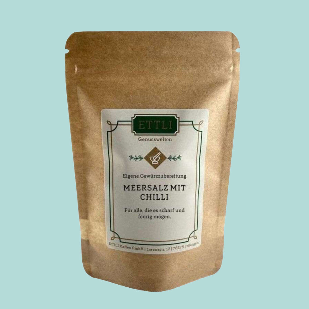 ETTLI Meersalz mit Chili Salz 100 g scharf griechisch