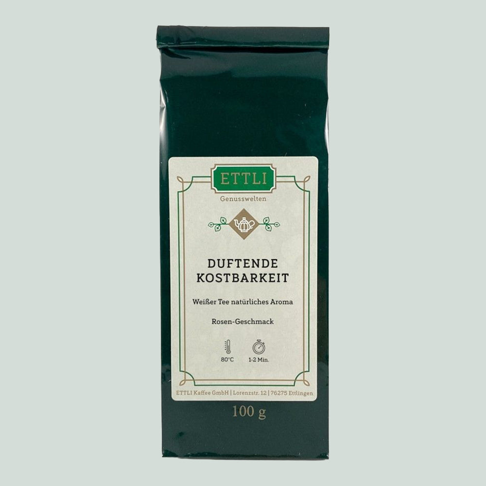 ETTLI Weißer Tee Duftende Kostbarkeit Rose 100 g floral
