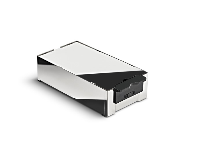 Eureka Mignon Sudschublade Knockbox Edelstahl Tampingstation