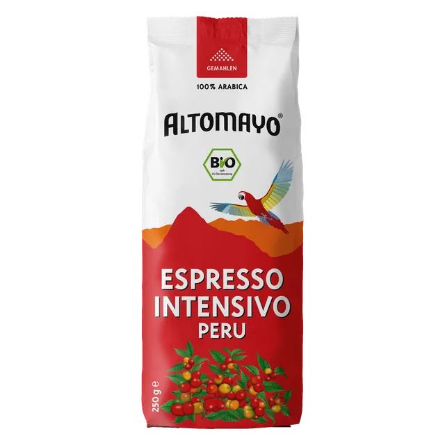 Altomayo Bio-Espresso Intensivo Peru Espresso gemahlen 250 g